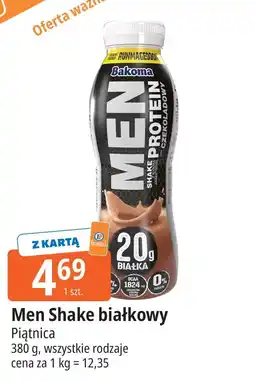 E.Leclerc Shake czekoladowy Bakoma Men Protein oferta