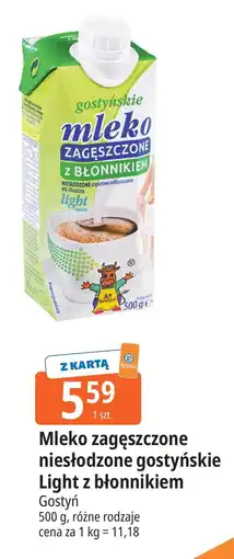 E.Leclerc Mleko zagęszczone light z błonnikiem Gostyń oferta