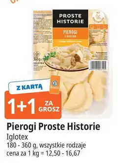 E.Leclerc Pierogi z mięsem Iglotex Proste Historie oferta