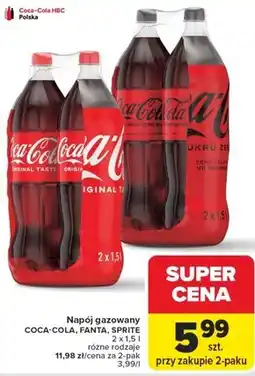 Carrefour Napój gazowany Coca-Cola oferta