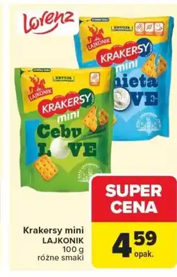 Carrefour Krakersy Lajkonik oferta