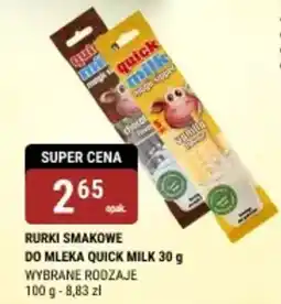 bi1 Rurki smakowe do mleka quick milk oferta