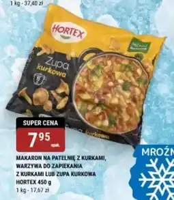 bi1 Makaron na patelnię z kurkami, warzywa do zapiekania z kurkami, zupa kurkowa hortex oferta