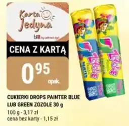 bi1 Cukierki drops painter blue lub green zozole oferta