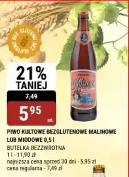 bi1 Piwo kultowe bezglutenowe malinowe lub miodowe oferta