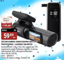 bi1 Zestaw kamera samochodowa xblitz-va proffesional + alkomat unlimited oferta