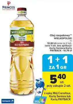 Carrefour Olej rzepakowy Wielkopolski oferta