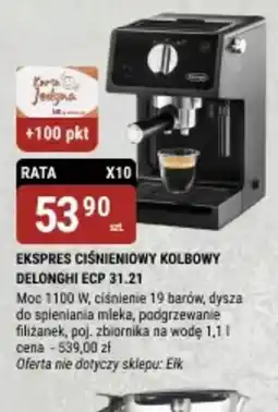 bi1 Ekspres ciśnieniowy kolbowy delonghi ecp 31.21 oferta
