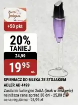 bi1 Spieniacz do mleka ze stojakiem adler ad 4499 oferta