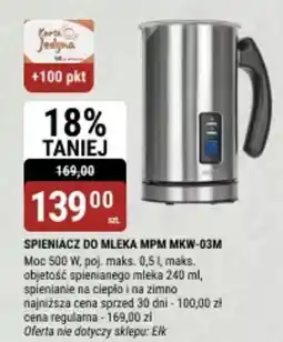 bi1 Spieniacz do mleka mpm mkw-03m oferta