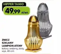 Hipper.pl Znicz szklany lampion ateny oferta