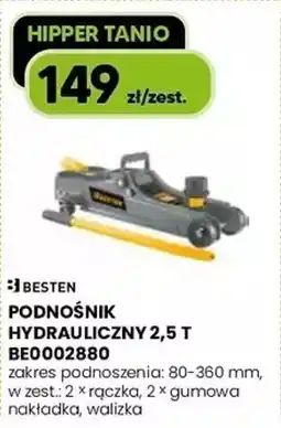 Hipper.pl Podnośnik hydrauliczny 2,5 t be0002880 oferta