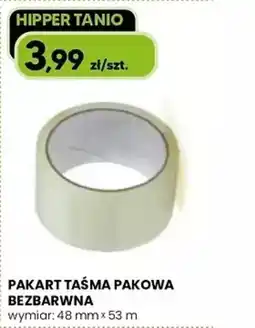 Hipper.pl Pakart taśma pakowa bezbarwna oferta