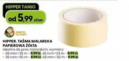Hipper.pl Hipper. taśma malarska papierowa żółta oferta