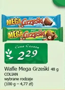Cezar Delikatesy Wafle mega grześki colian oferta