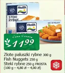 Cezar Delikatesy Złote paluszki rybne / fish nuggets / steki rybne frosta oferta