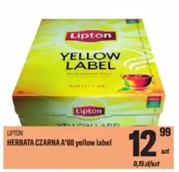 TomiMarkt Lipton herbata czarna a'88 yellow label oferta