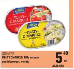 TomiMarkt Łosoś ustka filety z makreli oferta