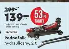 Biedronka Podnośnik hydrauliczny 2t Prowerk Tools oferta