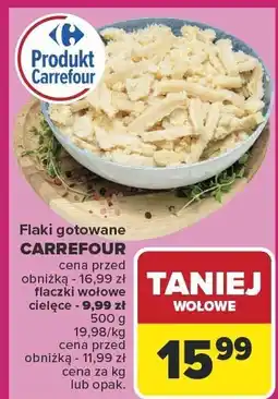Carrefour Market Flaki gotowane wołowe Carrefour oferta