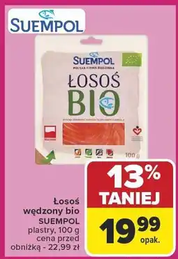 Carrefour Market Łosoś wędzony Bio - plastry Suempol oferta