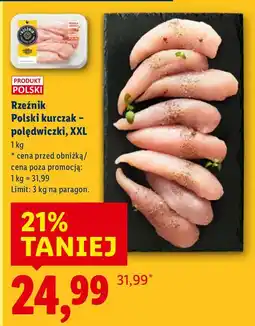 Lidl Polędwiczki z kurczaka XXL 1kg Rzeźnik oferta