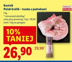 Lidl Tuszka z podrobami z królika 1kg Rzeźnik oferta