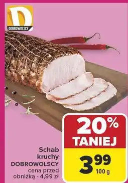 Carrefour Market Schab kruchy 100g Dobrowolscy oferta
