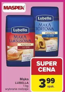 Carrefour Market Mąka 1 kg, wybrane rodzaje Lubella oferta