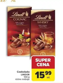 Carrefour Market Czekolada Lindt Lindor, różne rodzaje oferta