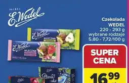 Carrefour Czekolada duża, wybrane rodzaje E.Wedel oferta