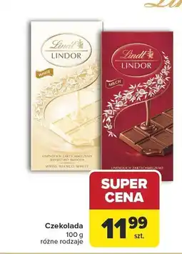 Carrefour Czekolada Lindt Lindor, różne rodzaje oferta