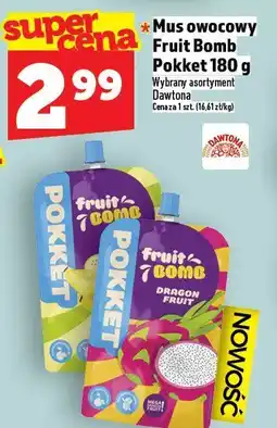 Topaz Mus owocowy Fruit Bomb Pokket 180 g Dawtona oferta