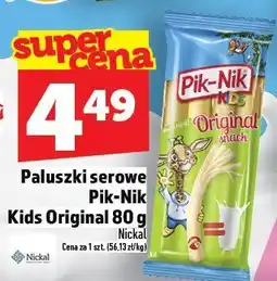 Topaz Paluszki serowe Pik-Nik Kids Original 80g Nickel oferta