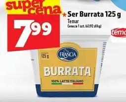 Topaz Ser Burrata 125g Temar oferta