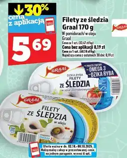 Topaz Filety Filety ze śledzia Graal 170 g oferta