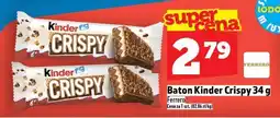 Topaz Baton Kinder Crispy 34g Ferrero oferta