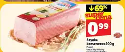 Topaz Szynka konserwowa Pekpol 100g oferta