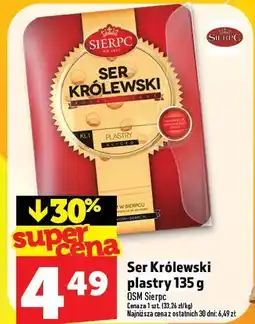 Topaz Ser Królewski plastry 135g OSM Sierpc oferta