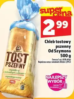 Topaz Chleb tostowy pszenny Od Szymona 500g oferta