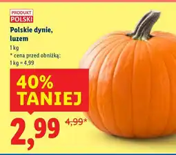 Lidl Dynia luzem 1kg Lidl oferta