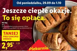 Lidl Hot dog 100g Piekarnia Lidla oferta