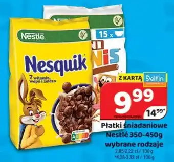 Delfin Płatki śniadaniowe nestlé oferta