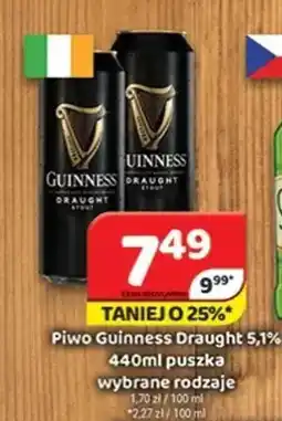 Delfin Piwo Guinness Draught 5,1% oferta