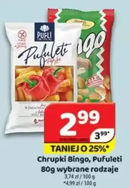 Delfin Chrupki Bingo, Pufuleti oferta