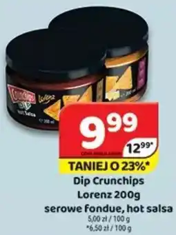 Delfin Dip Crunchips Lorenz serowe fondue, hot salsa oferta