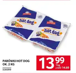 Selgros Parówki hot dog oferta