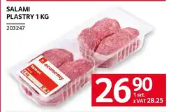 Selgros Salami plastry oferta