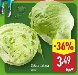 ALDI Sałata lodowa 1 sztuka Aldi oferta