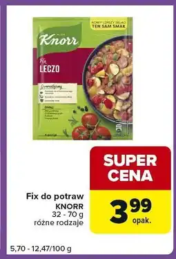 Carrefour Express Fix do potraw Knorr oferta
